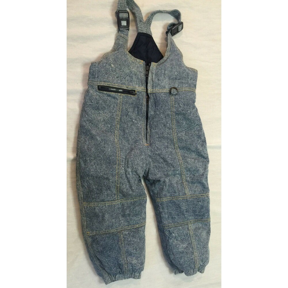 THE COMPANY STORE GIRLS BOYS SNOW SKI OVERALLS PANTS SIZE 4T